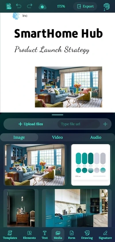 PDFy Edit Page Tab Portrait Screenshot
